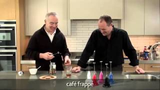 How to make a frappé coffee using an aerolatte milk frother [upl. by Langill147]