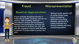 What is Difference Between Fraud amp Misrepresentation [upl. by Lewls153]