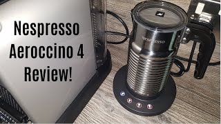 Nespresso Aeroccino 4 Milk Frother Review  Worth upgrading from the Aeroccino 3 [upl. by Ariahs]