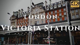 London Victoria Station Walk Through England 4K [upl. by Faustina]