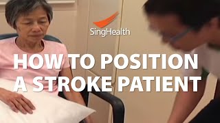 How To Position A Stroke Patient [upl. by Ayahsey96]