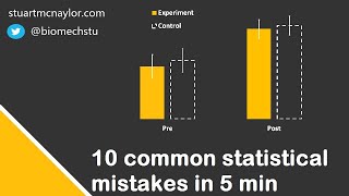 Ten Statistical Mistakes in 5 Min [upl. by Gaulin]