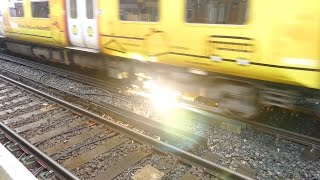 Merseyrail 507 009 making arcs at Birkdale station [upl. by Jd808]