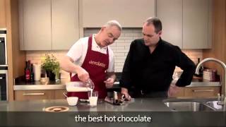 How to make a hot chocolate using an aerolatte milk frother [upl. by Haim]